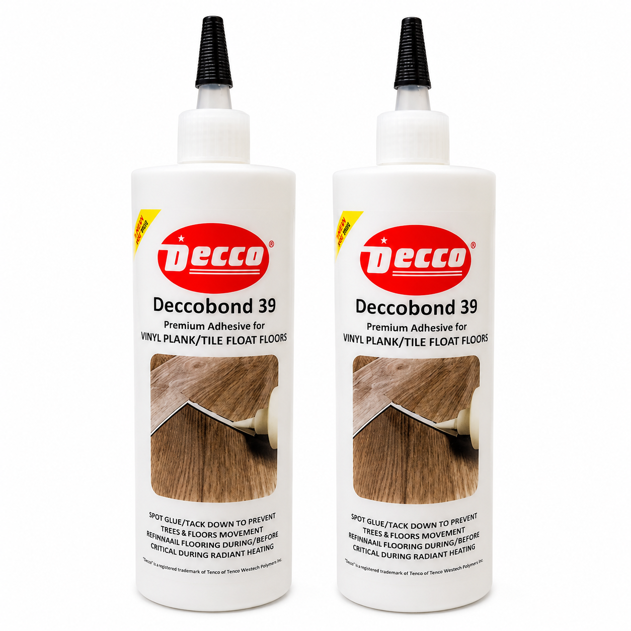Deccobond 39 vinyl plank adhesive 500ml 2-pack