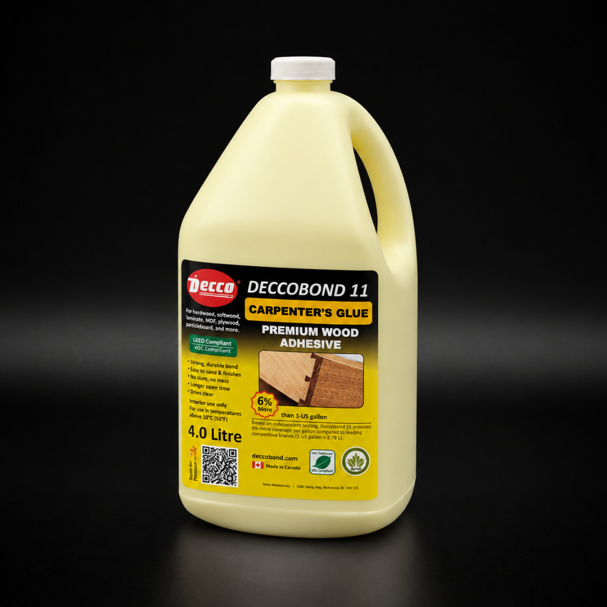 Deccobond 11 Premium Yellow Glue - 4L